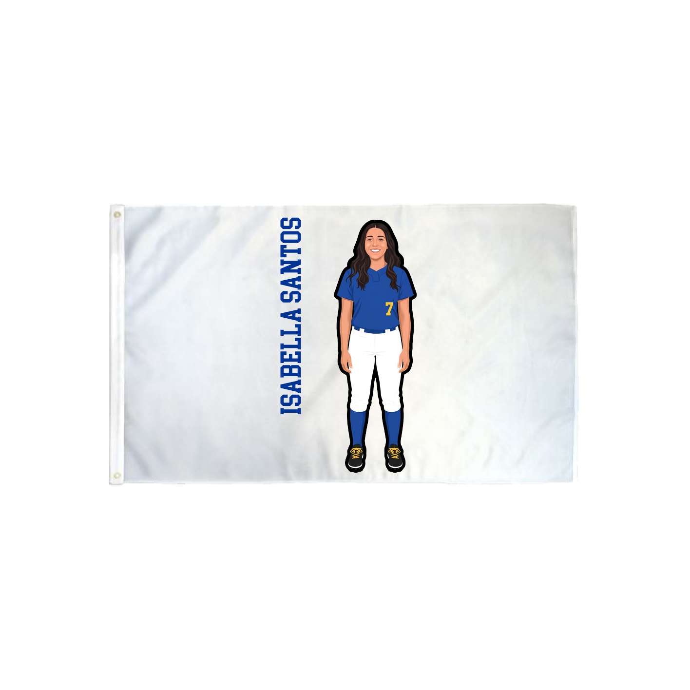 3x5 Flag — Name Vertical in Classic