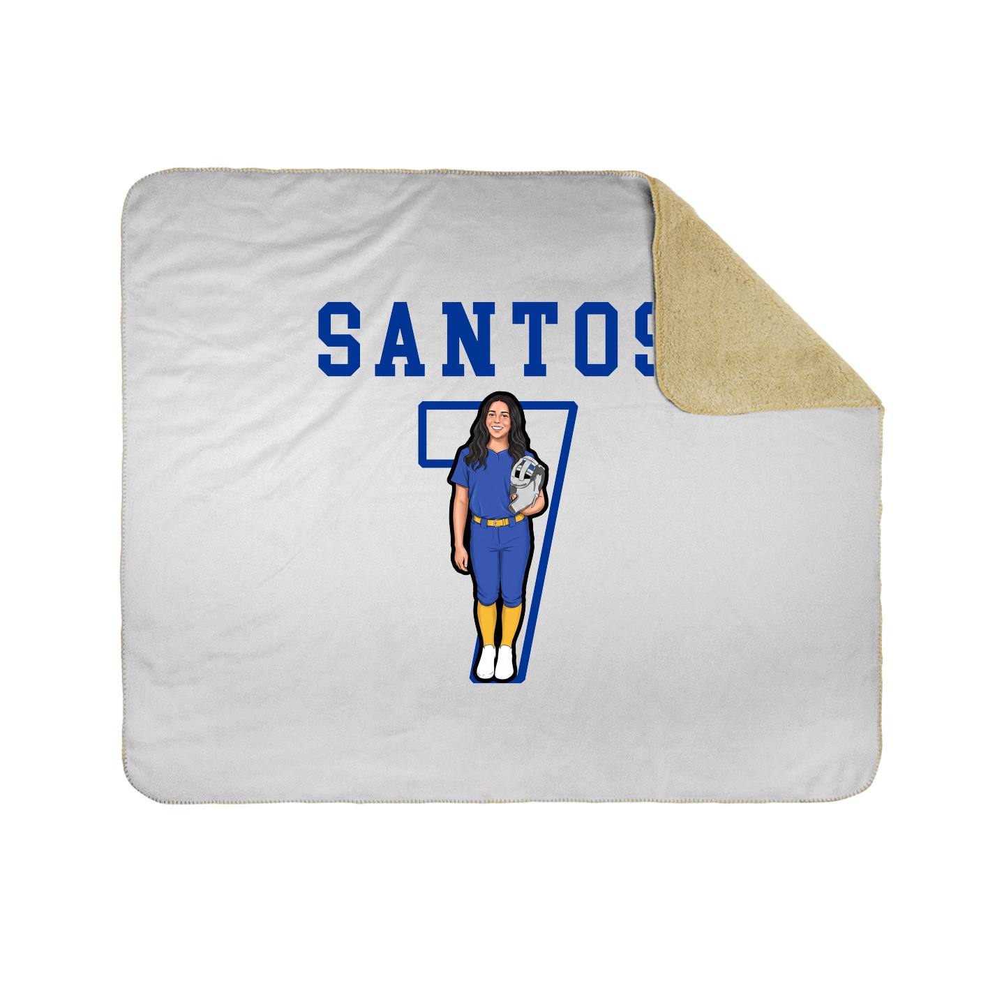 Throw Blanket — Shirsey in White