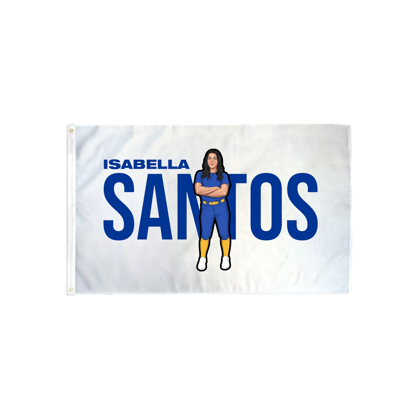 3x5 Flag — Player Name in Classic