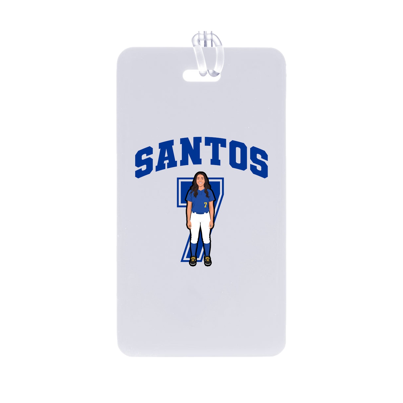 Bag Tag — Number in Classic