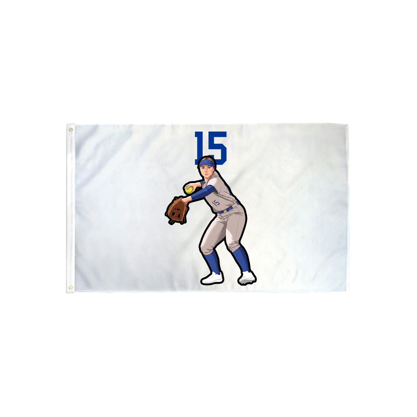 3x5 Flag — Number Top in Classic