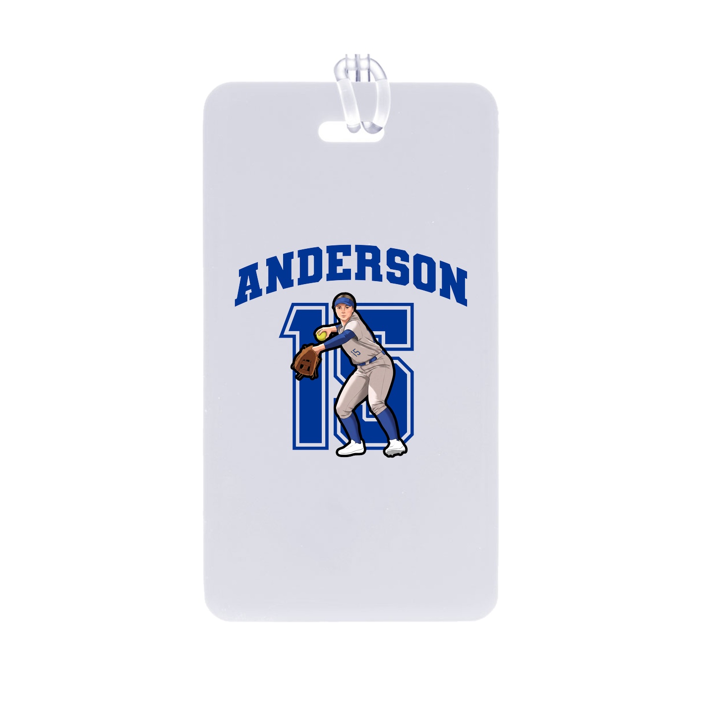 Bag Tag — Number in Classic