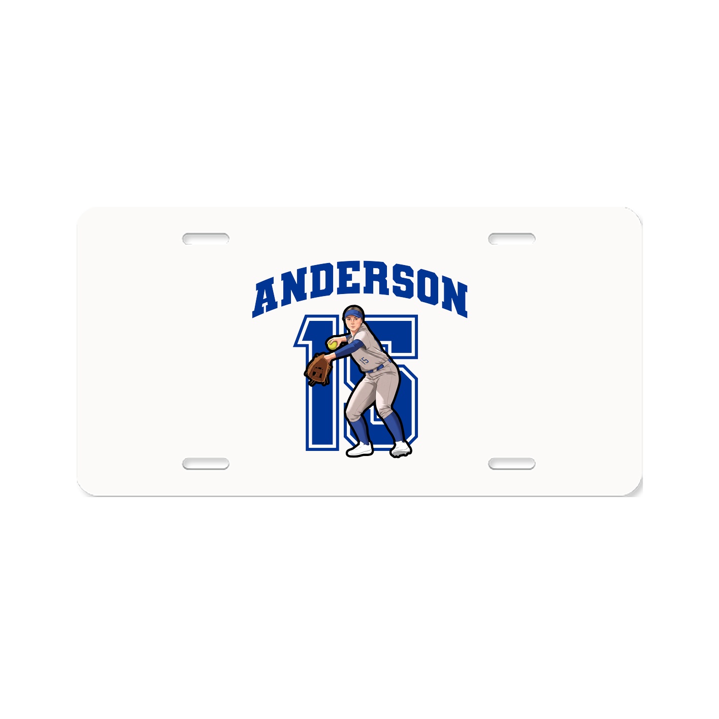 License Plate — Number in Classic