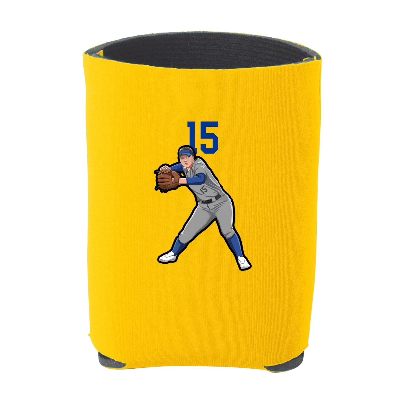 Can Holder — Number Top in Yellow