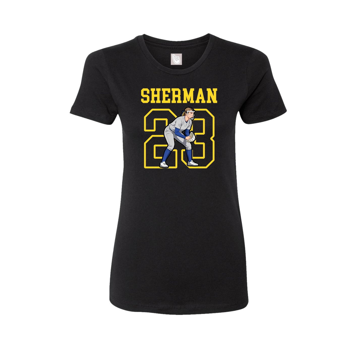 Fitted Women's Tee — Shirsey in Black