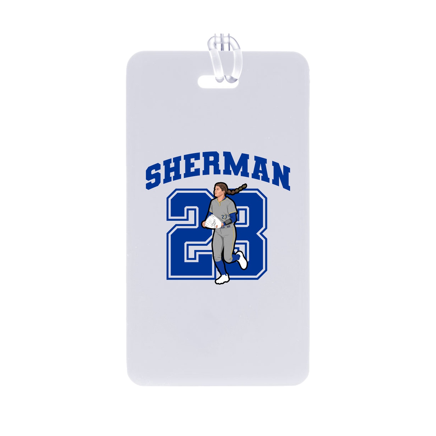 Bag Tag — Number in Classic