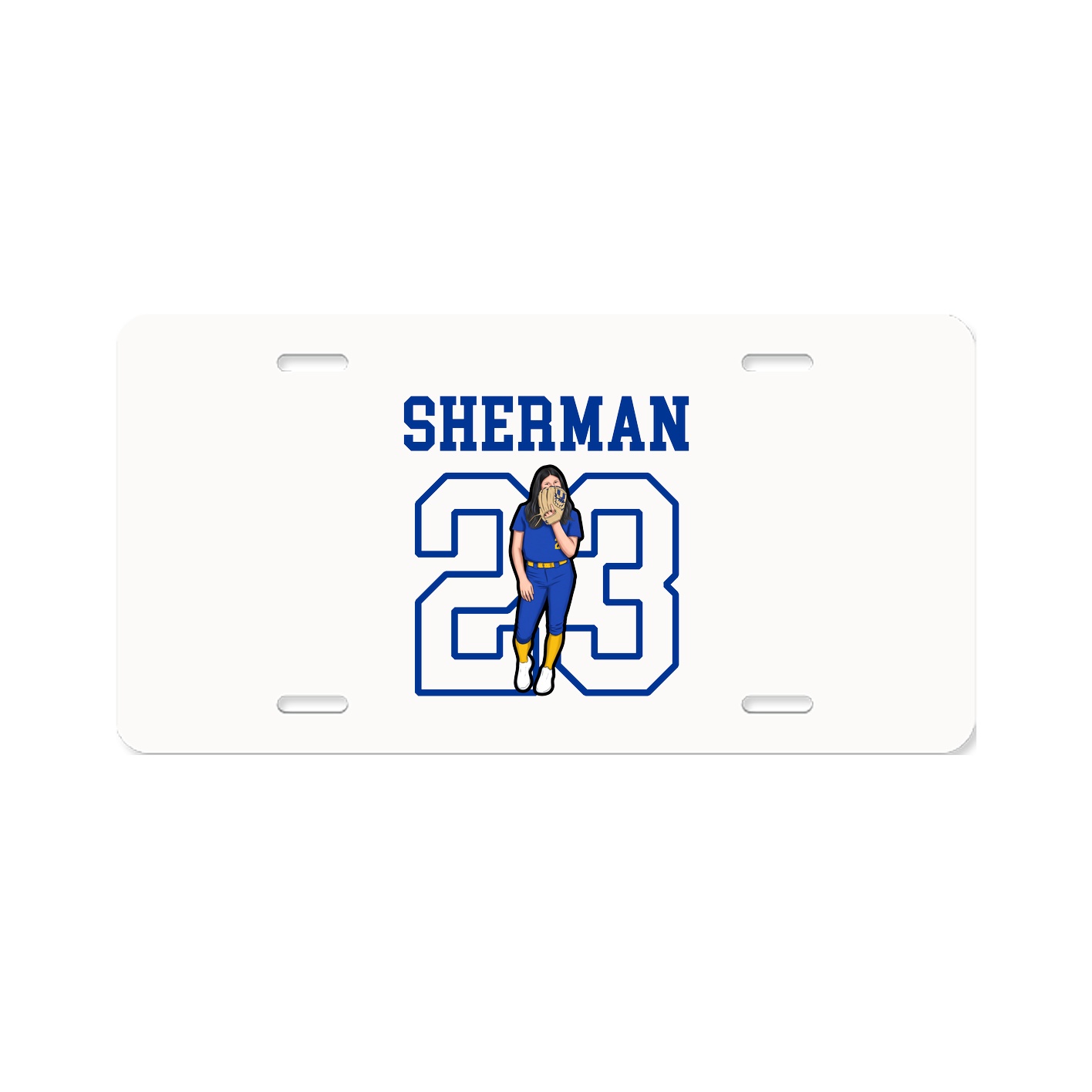 License Plate — Shirsey in Classic