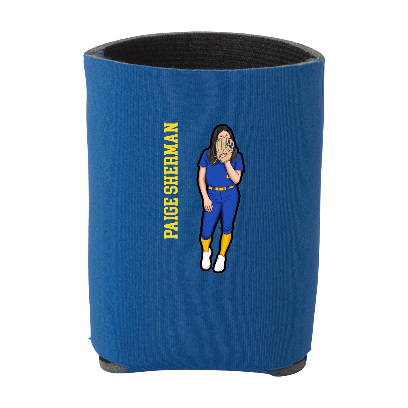 Can Holder — Name Vertical in Royal