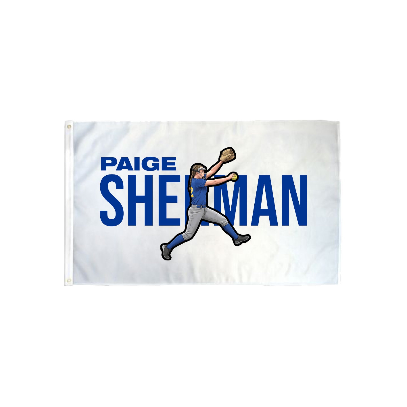 3x5 Flag — Player Name in Classic