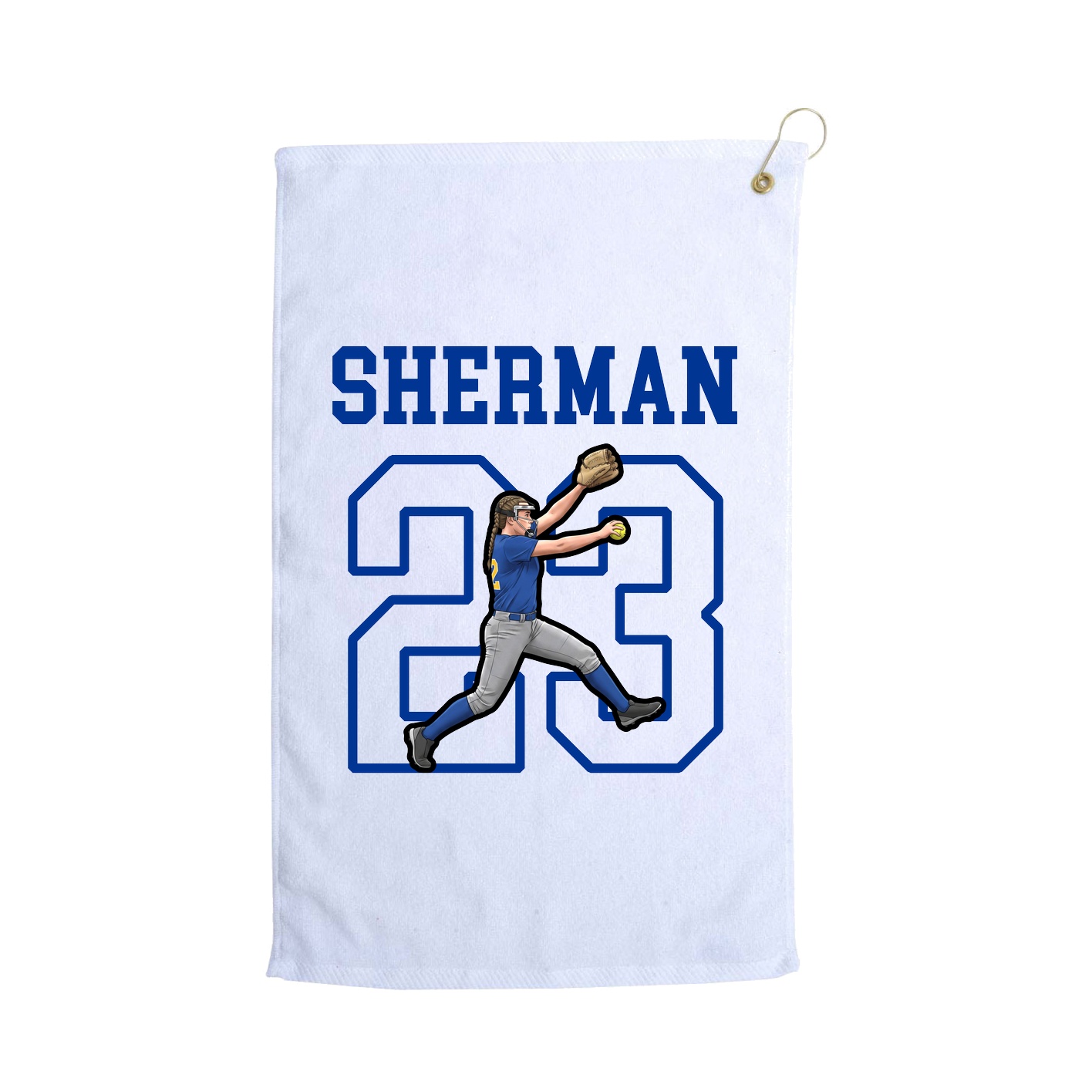 Golf Towel — Shirsey in White