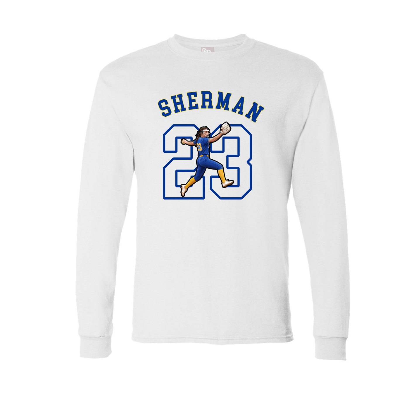 Long Sleeve Tee — Shirsey Arch in White