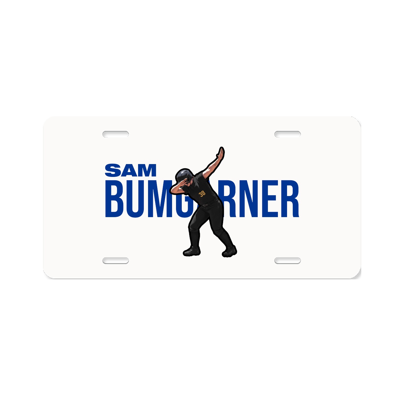 License Plate — Player Name in Classic