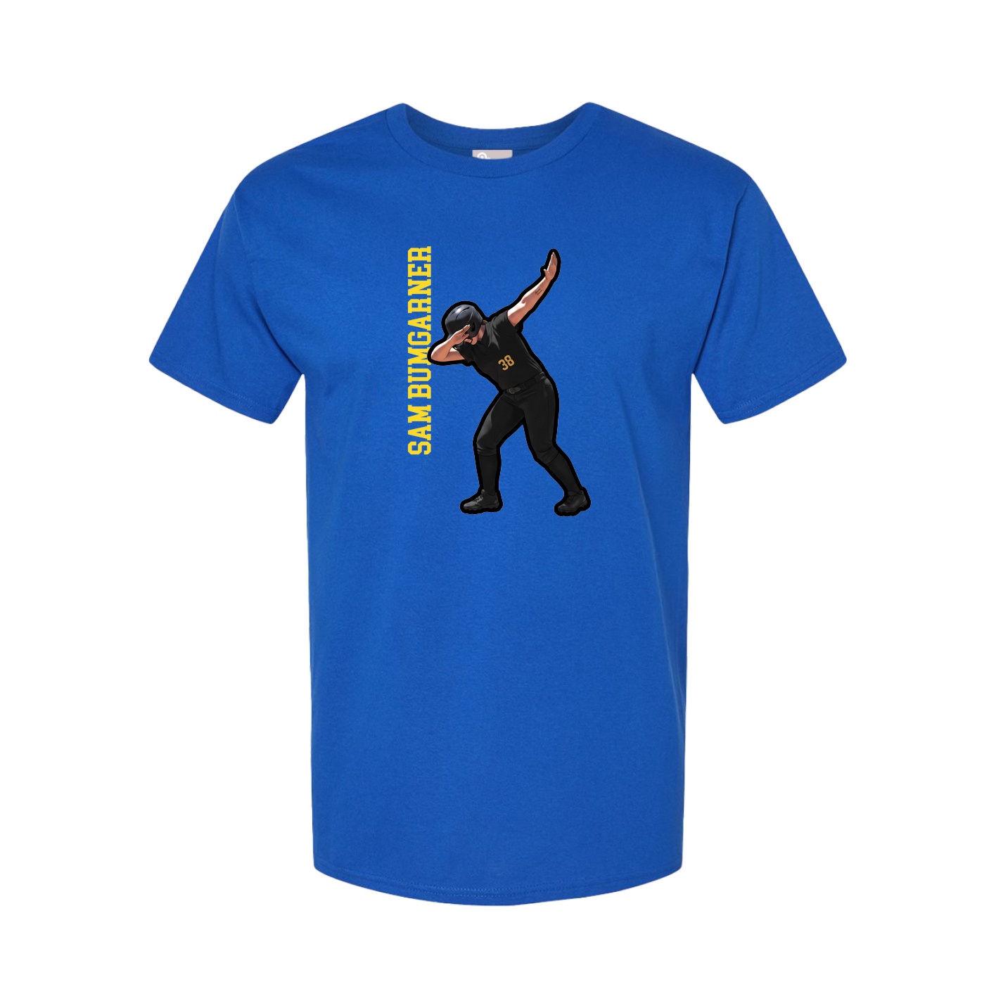 Tee — Name Vertical in Royal