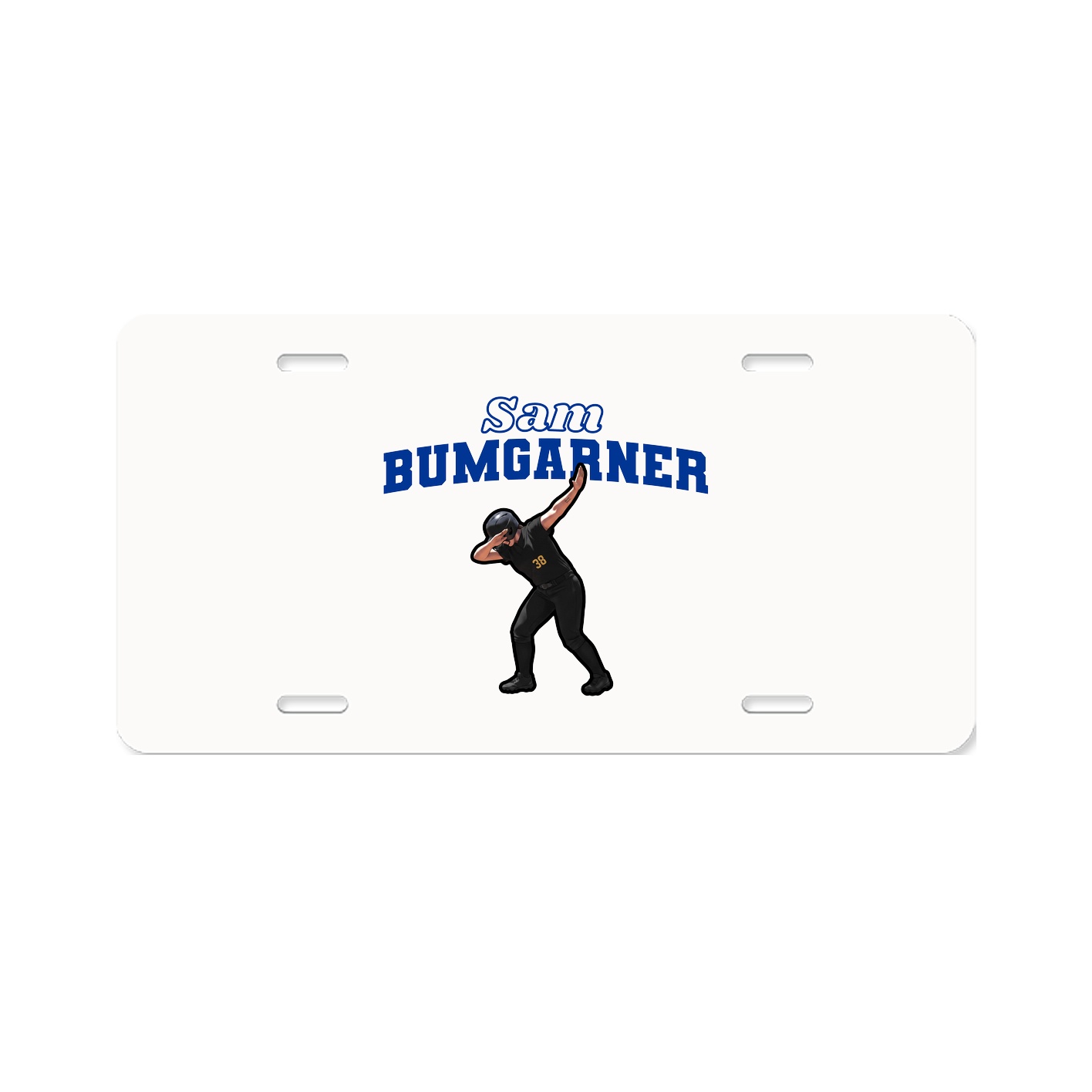License Plate — Name Arch in Classic