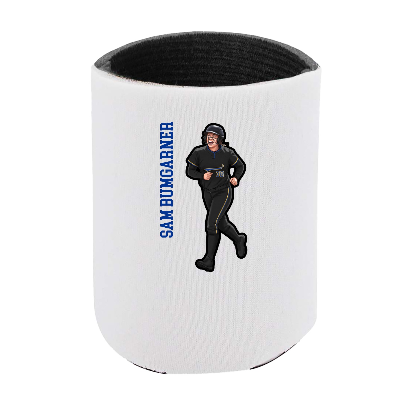 Can Holder — Name Vertical in White
