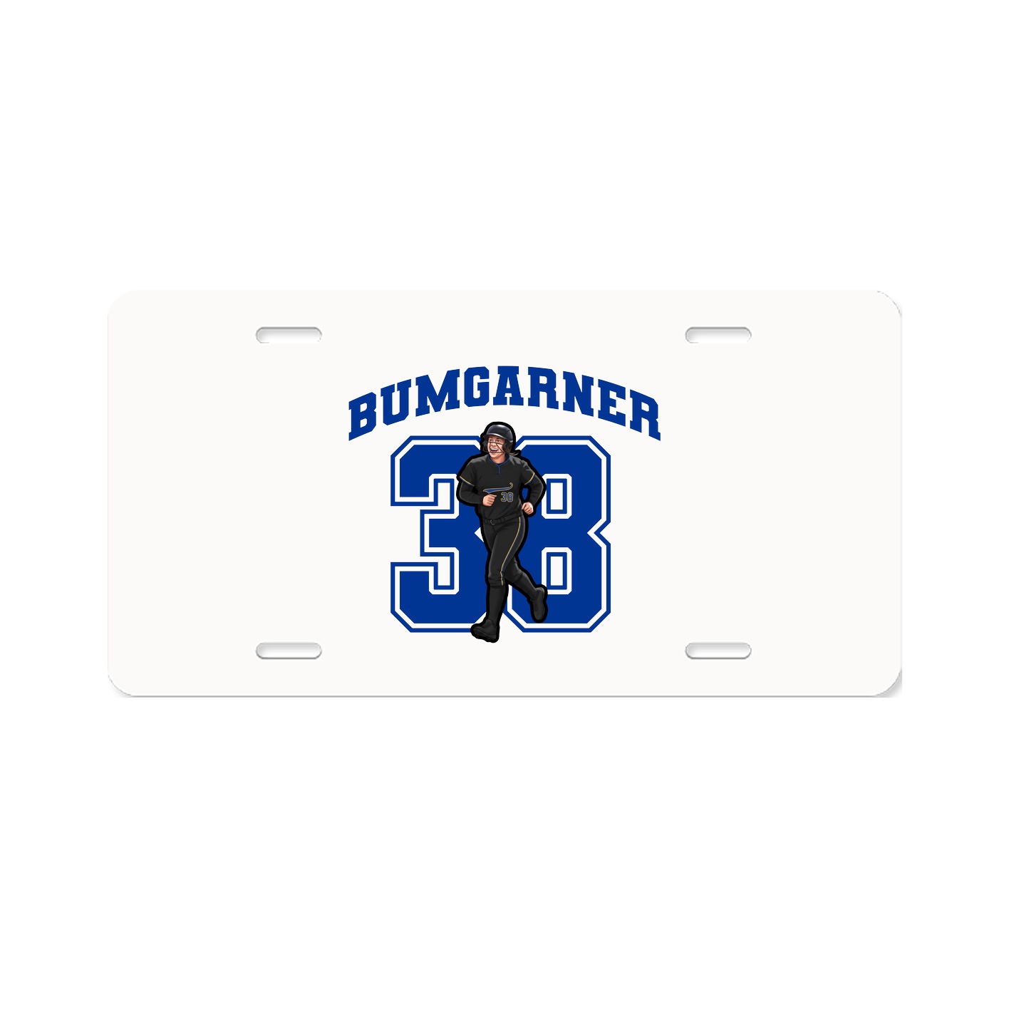 License Plate — Number in Classic