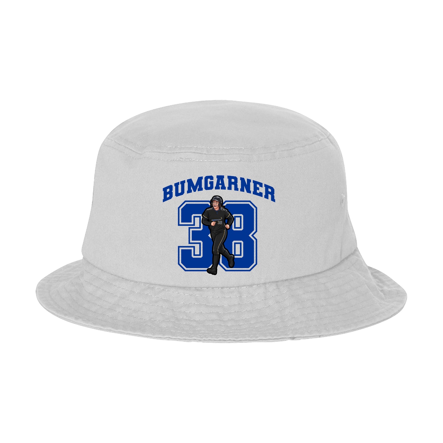 Bucket Cap — Number in White