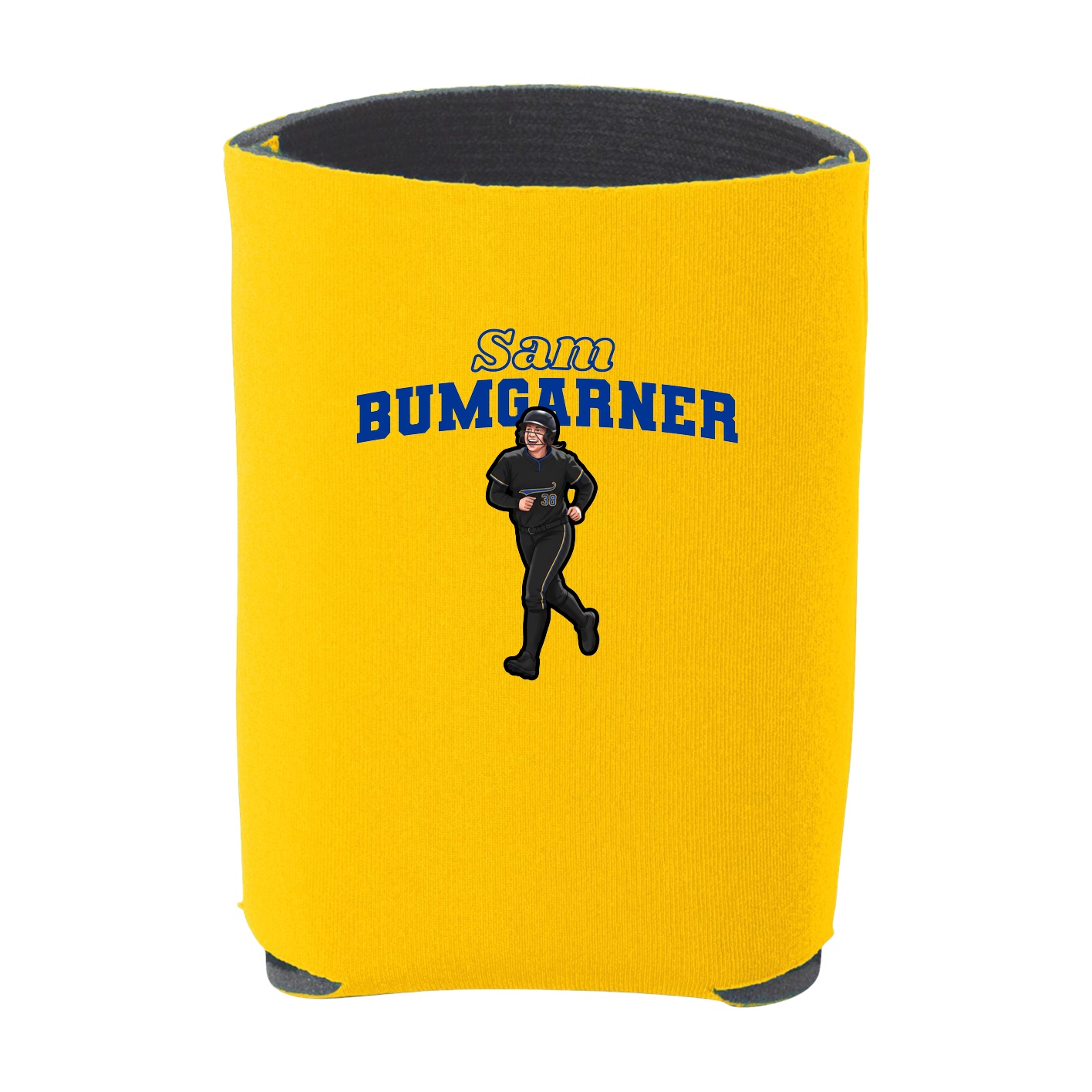 Can Holder — Name Arch in Yellow