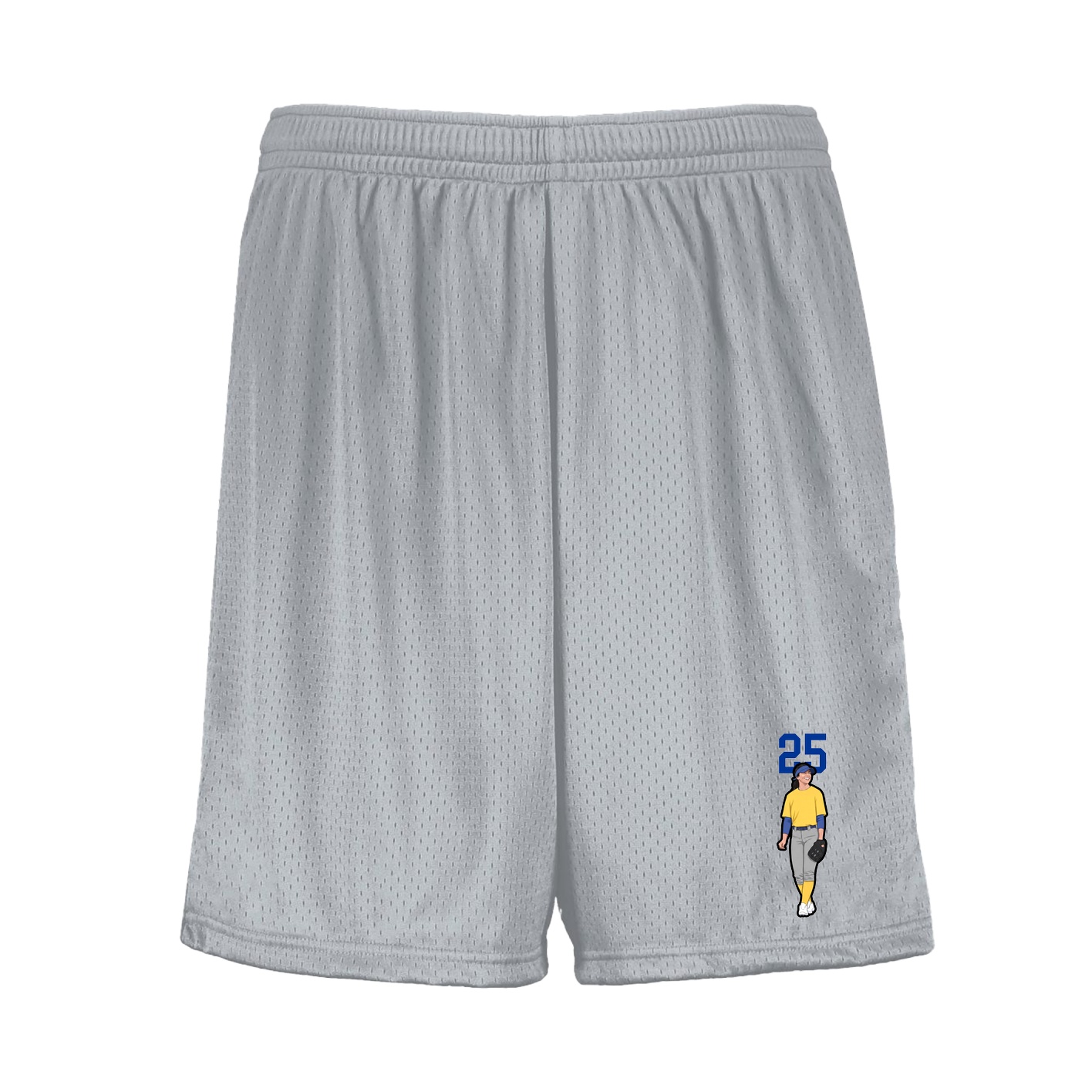 Shorts — Number Top in Silver
