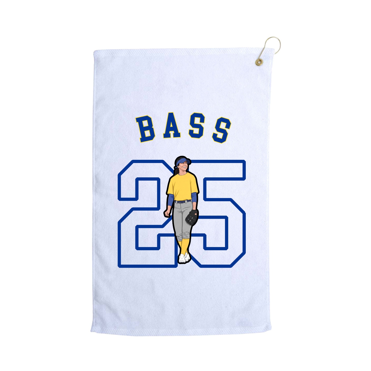 Golf Towel — Shirsey Arch in White