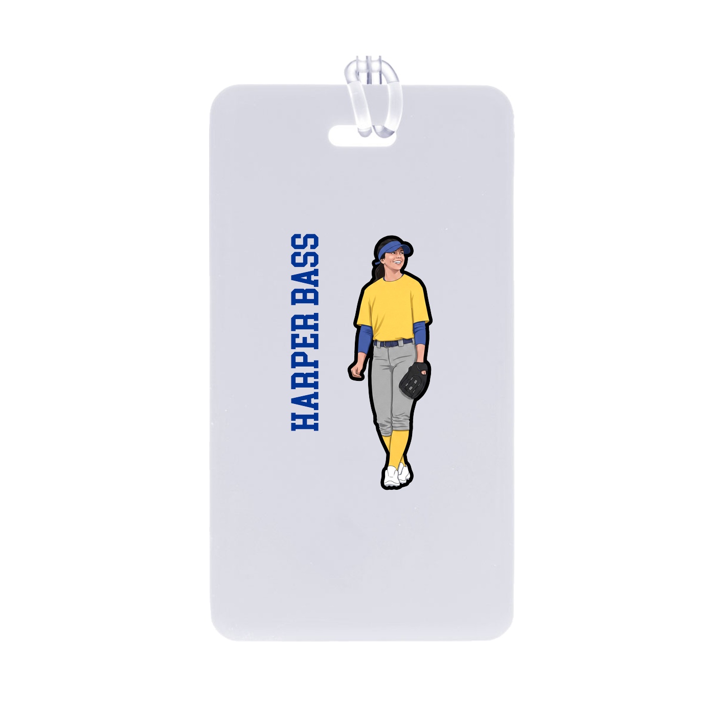 Bag Tag — Name Vertical in Classic