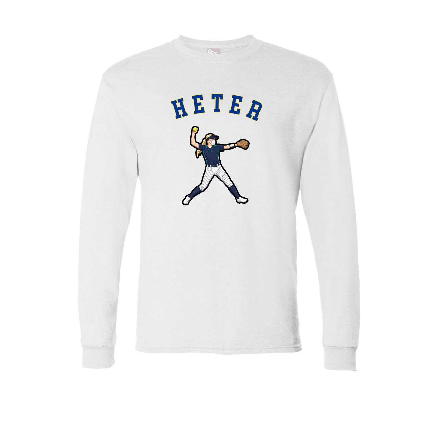 Long Sleeve Tee — Shirsey Arch in White