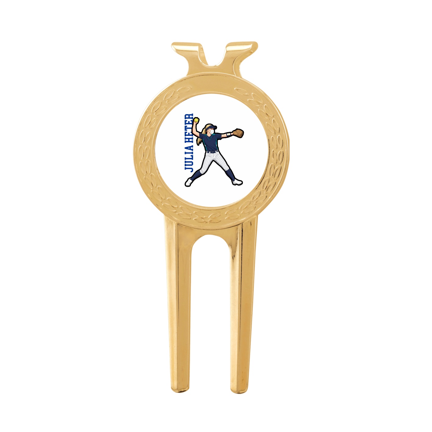 Divot Tool with Ball Marker — Name Vertical in Classic