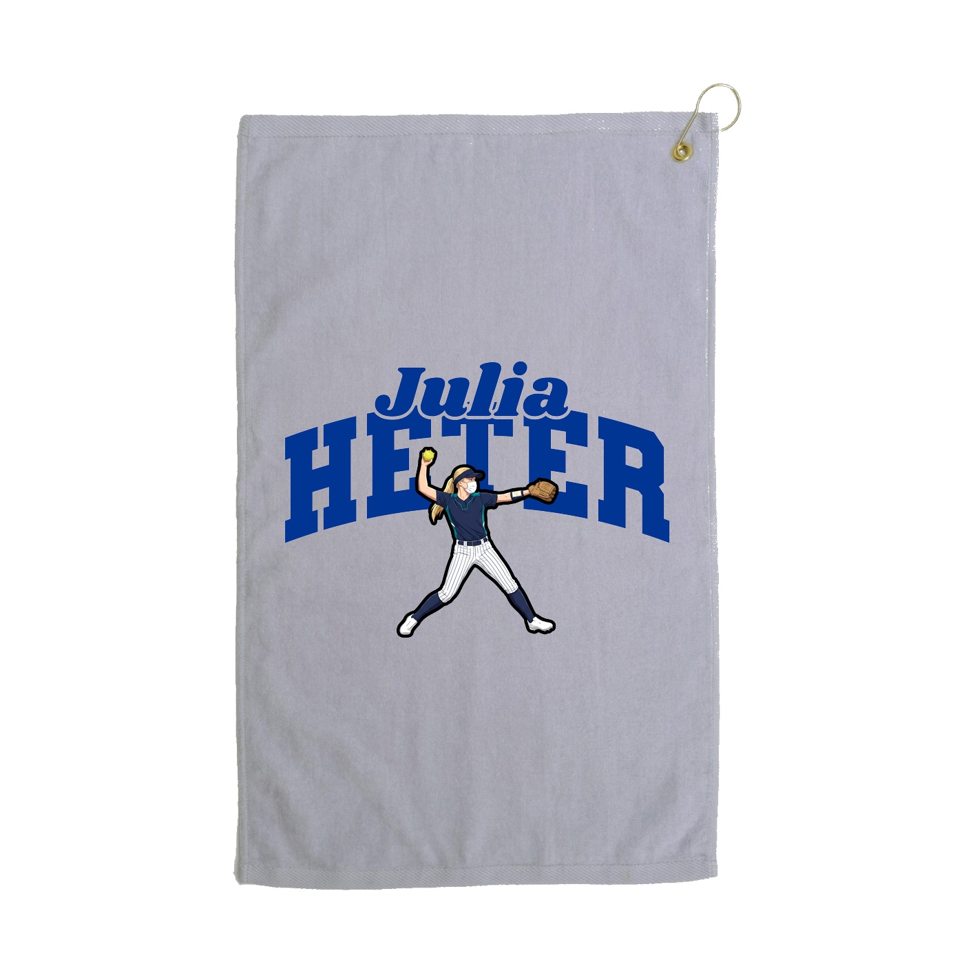 Golf Towel — Signature Arch in Grey