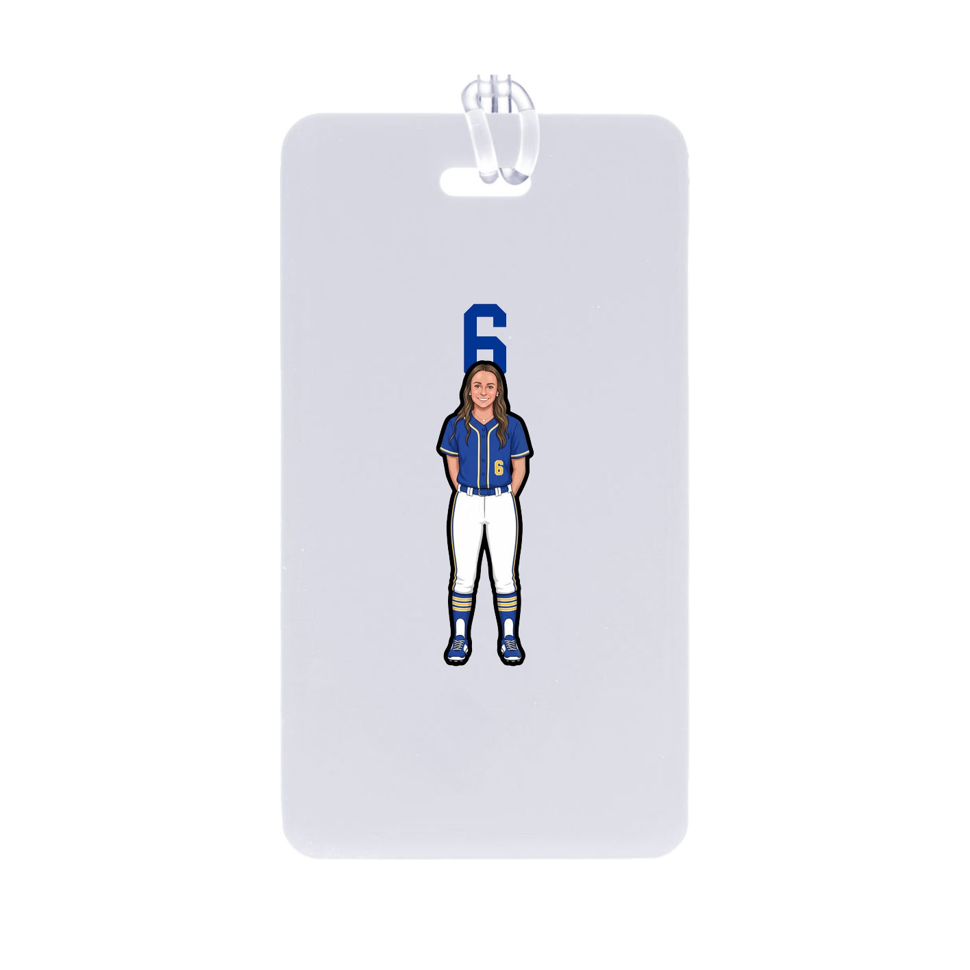 Bag Tag — Number Top in Classic