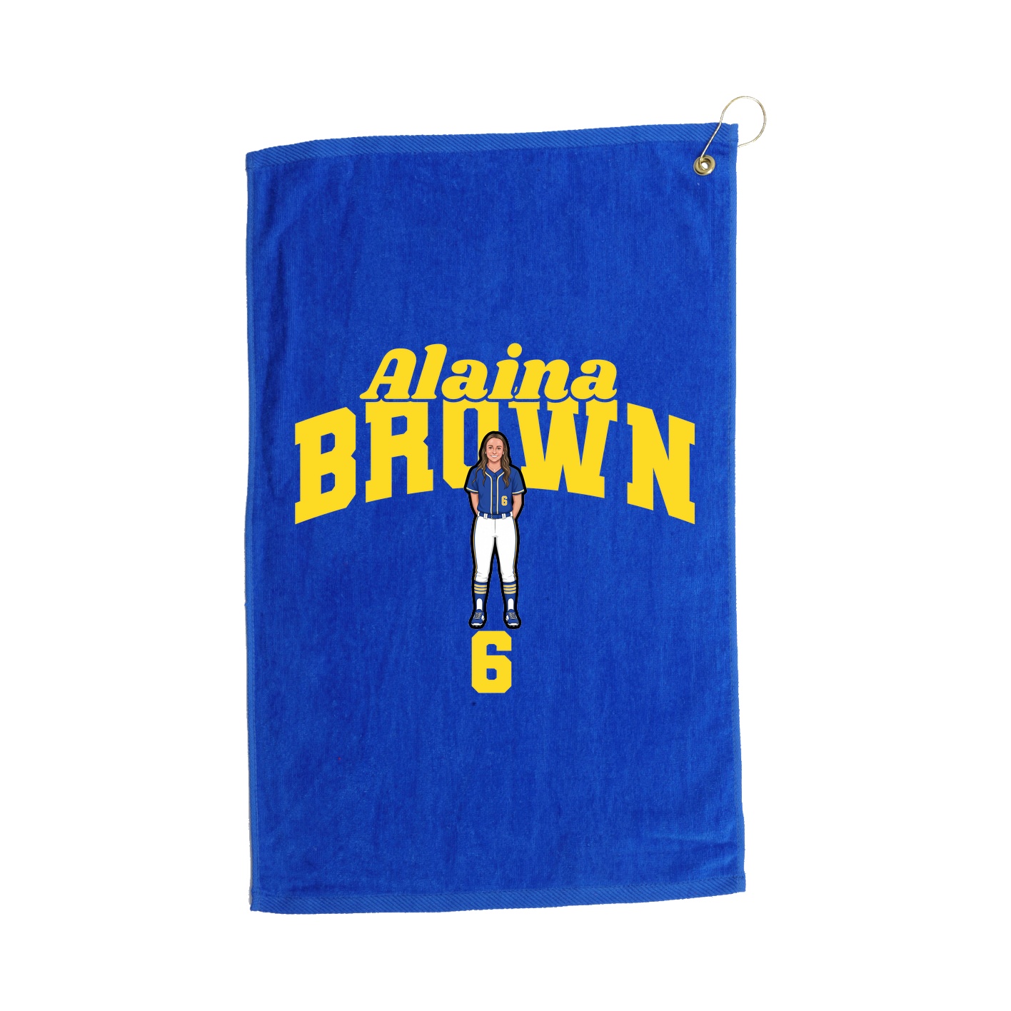 Golf Towel — Signature Arch in Royal