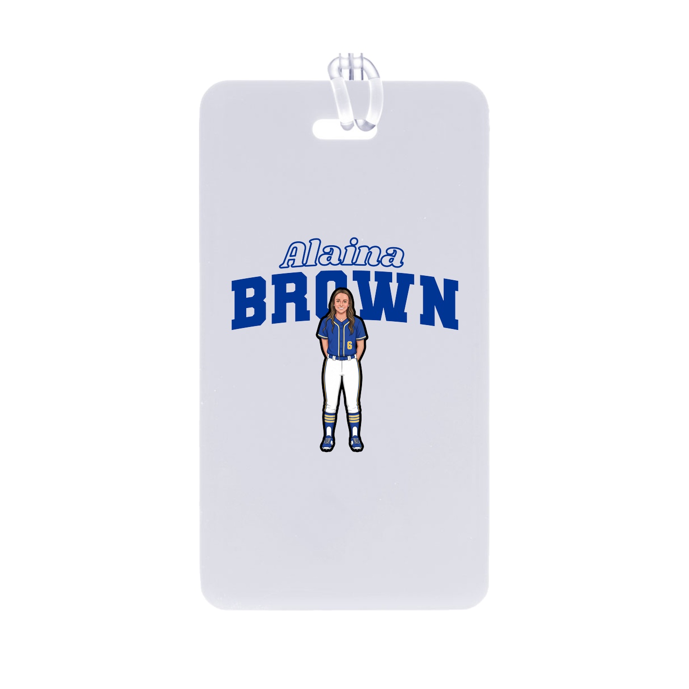 Bag Tag — Name Arch in Classic