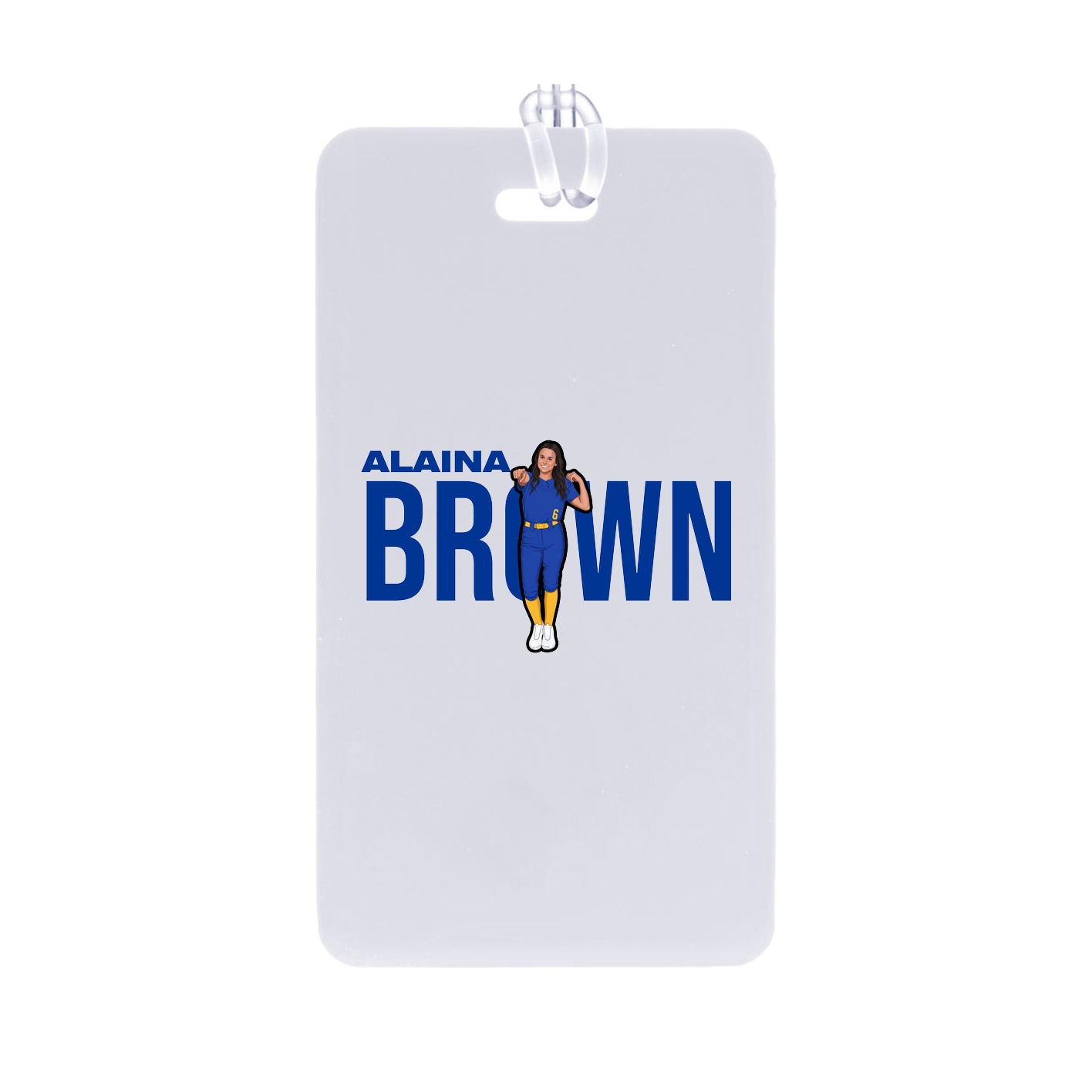 Bag Tag — Player Name in Classic
