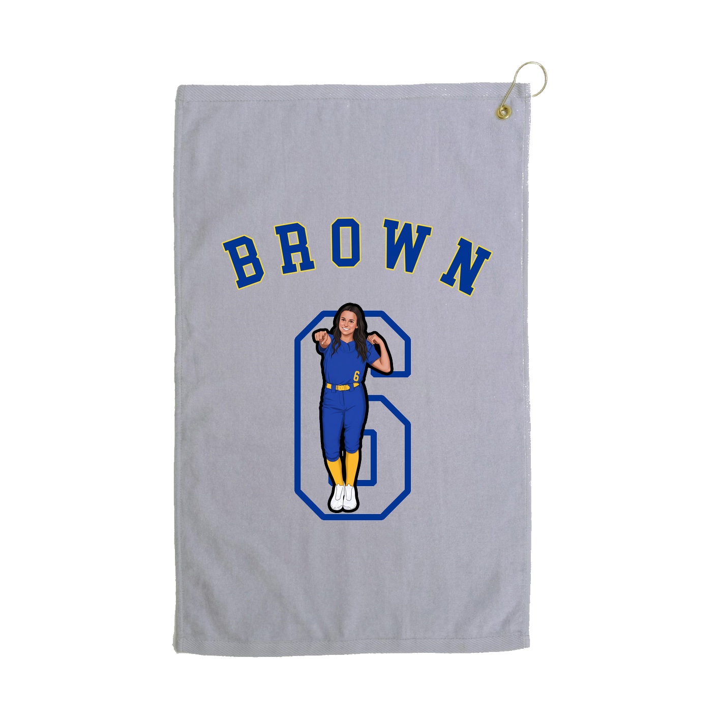 Golf Towel — Shirsey Arch in Grey