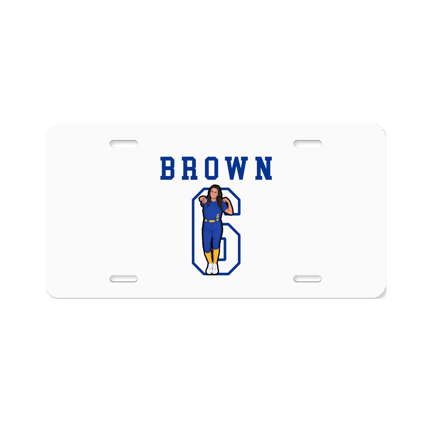 License Plate — Shirsey in Classic