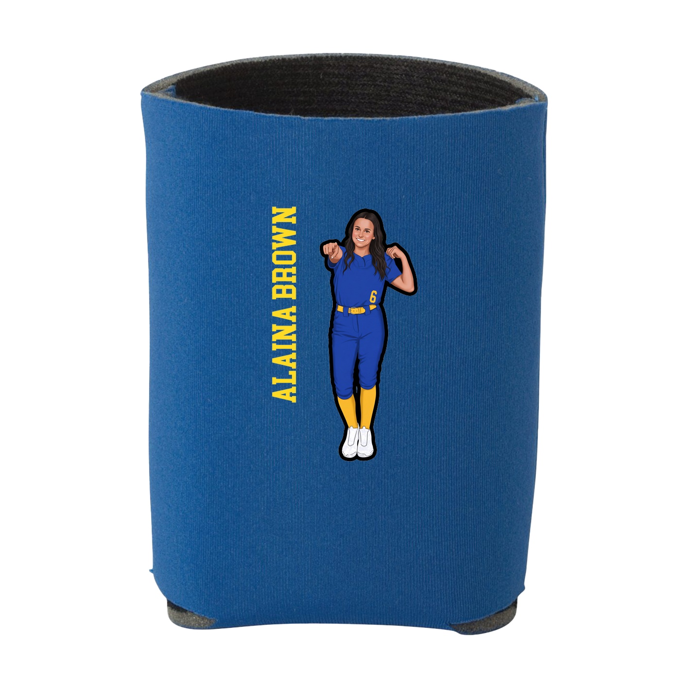Can Holder — Name Vertical in Royal