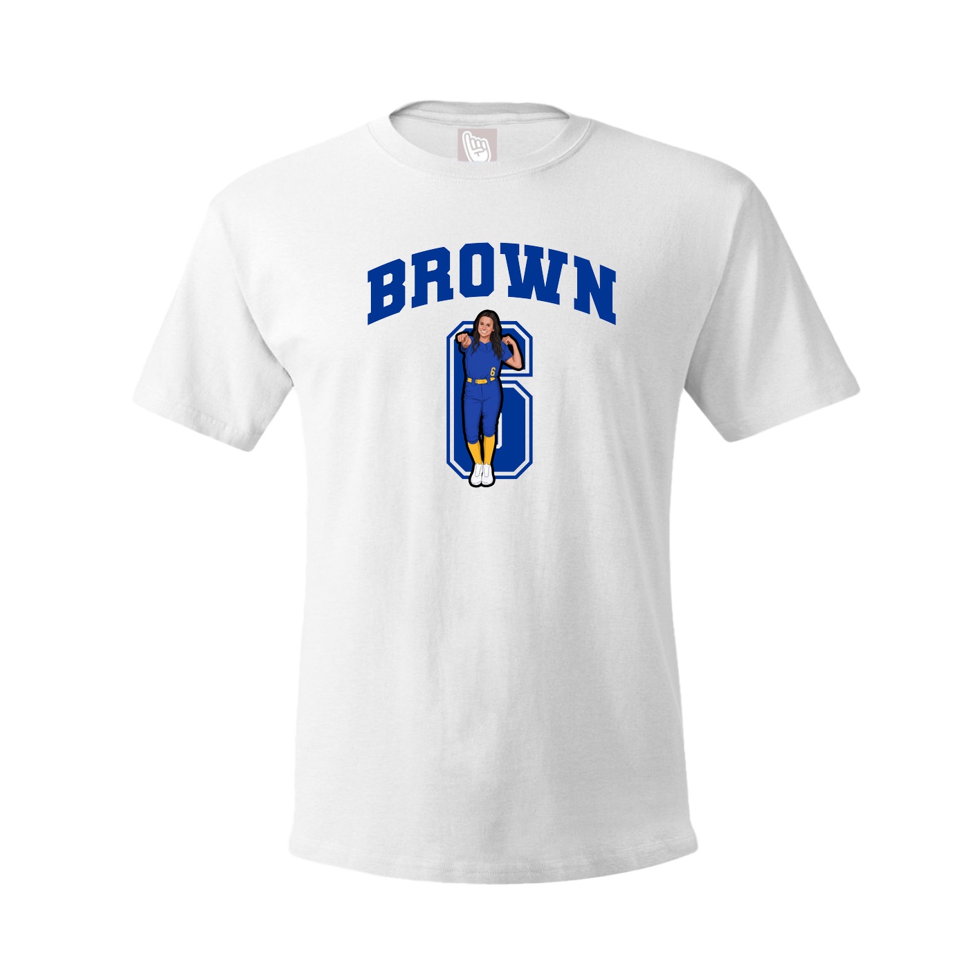 Tee — Number in White