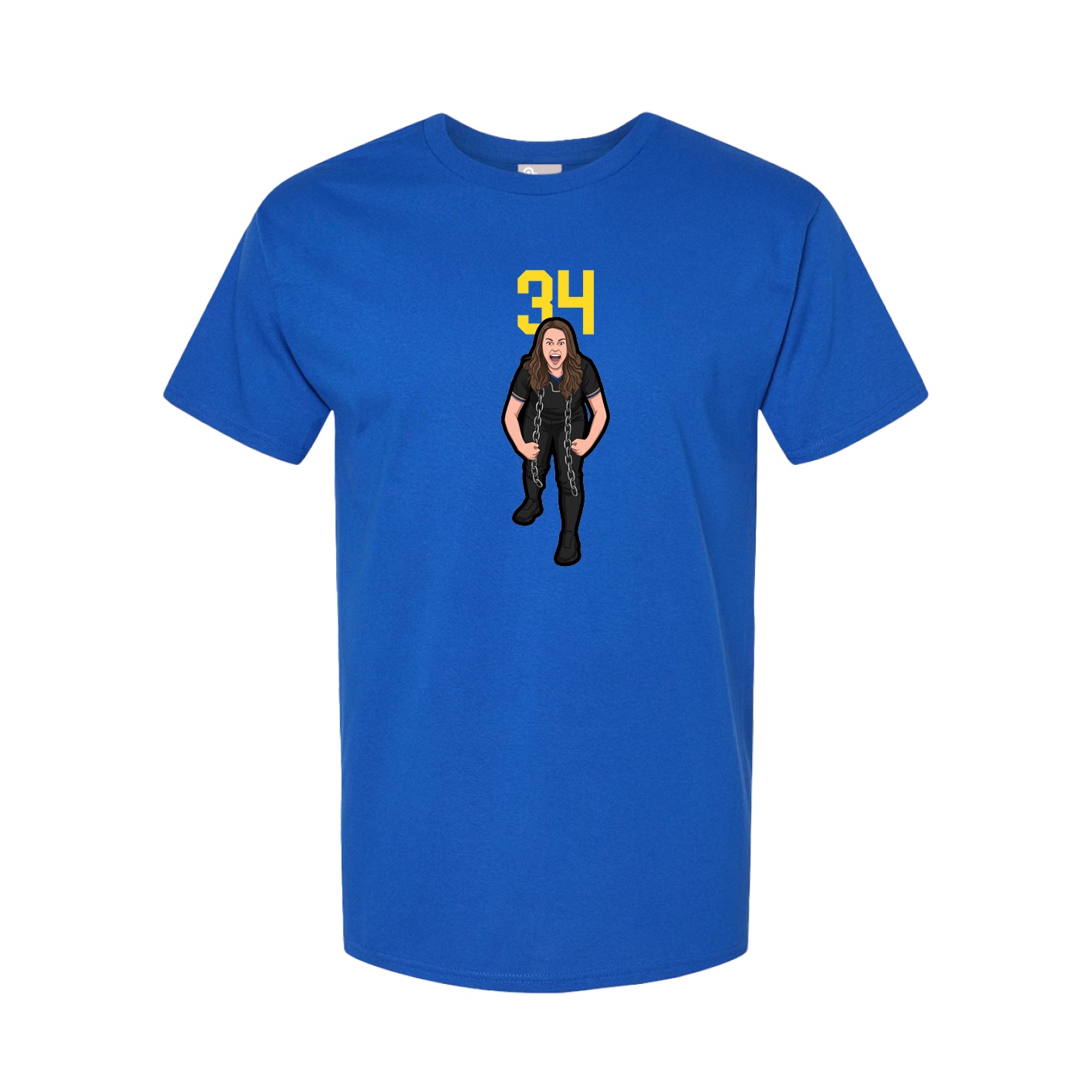 Youth Tee — Number Top in Royal