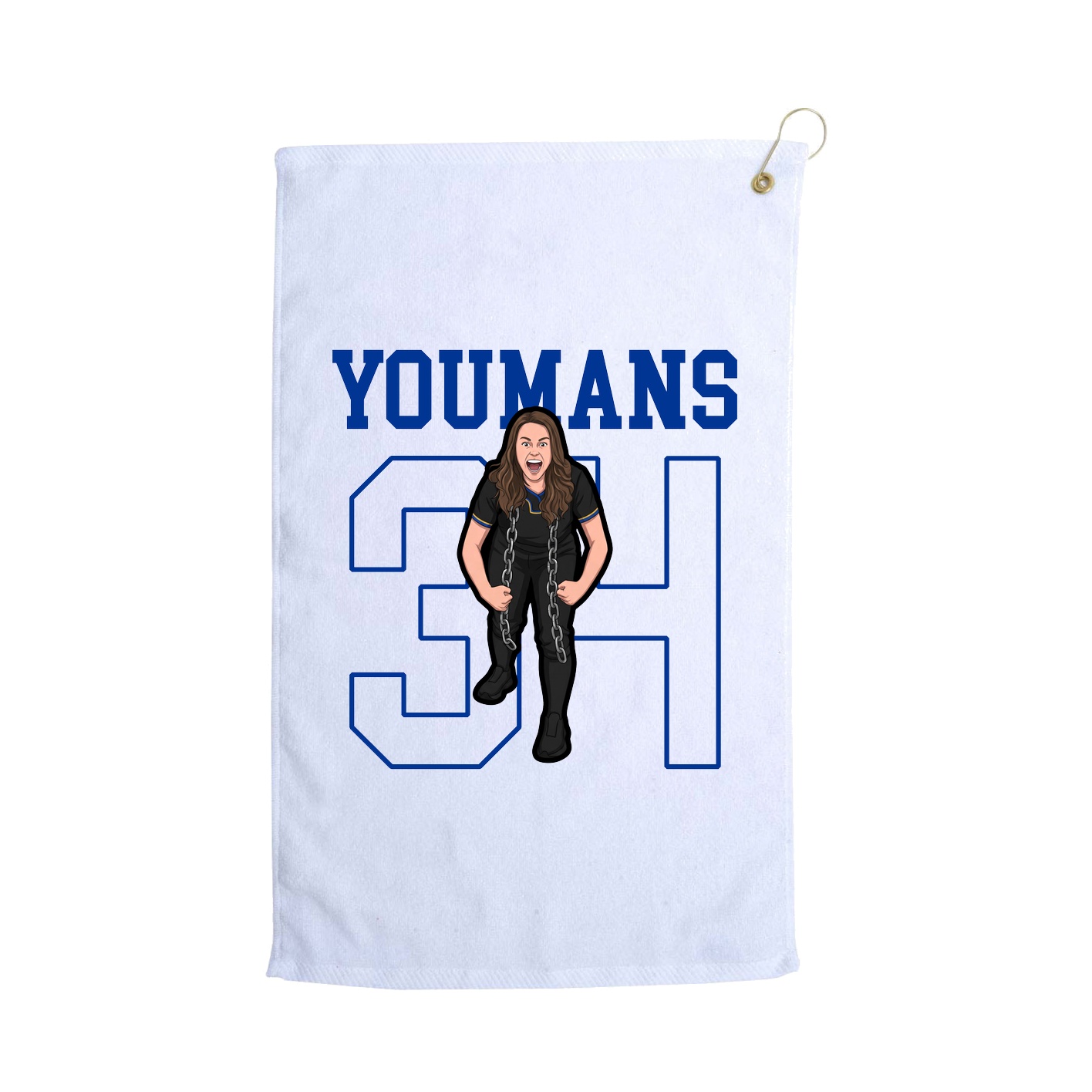 Golf Towel — Shirsey in White