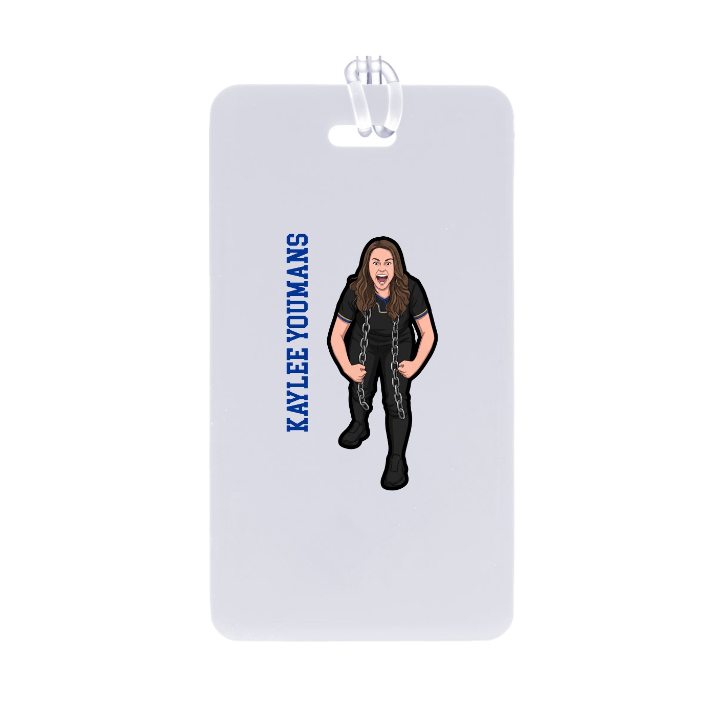 Bag Tag — Name Vertical in Classic
