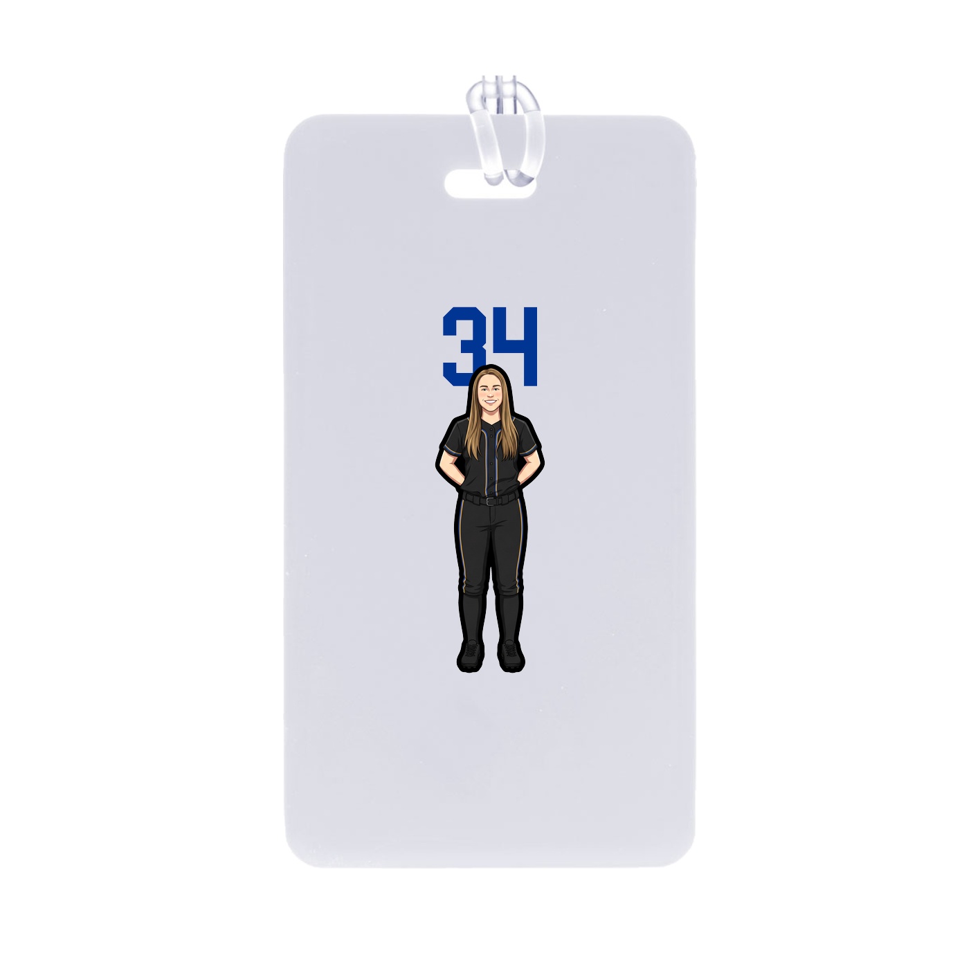 Bag Tag — Number Top in Classic