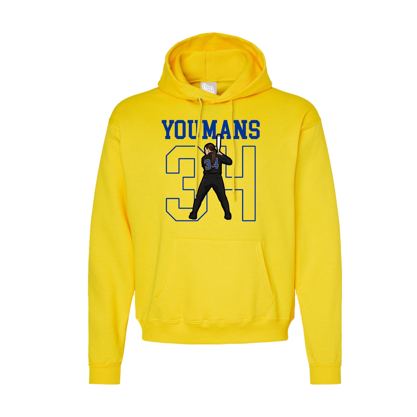 Hoodie — Shirsey in Yellow