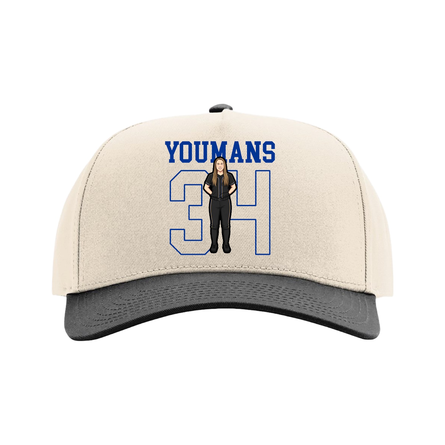 Full Fabric Five-Panel Champ Cap