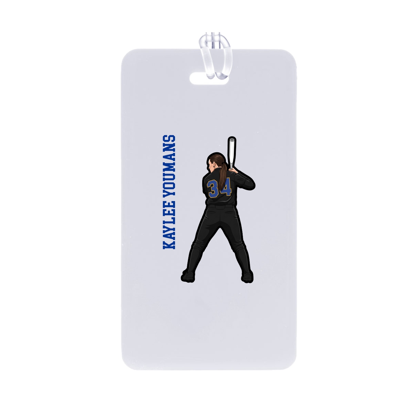 Bag Tag — Name Vertical in Classic