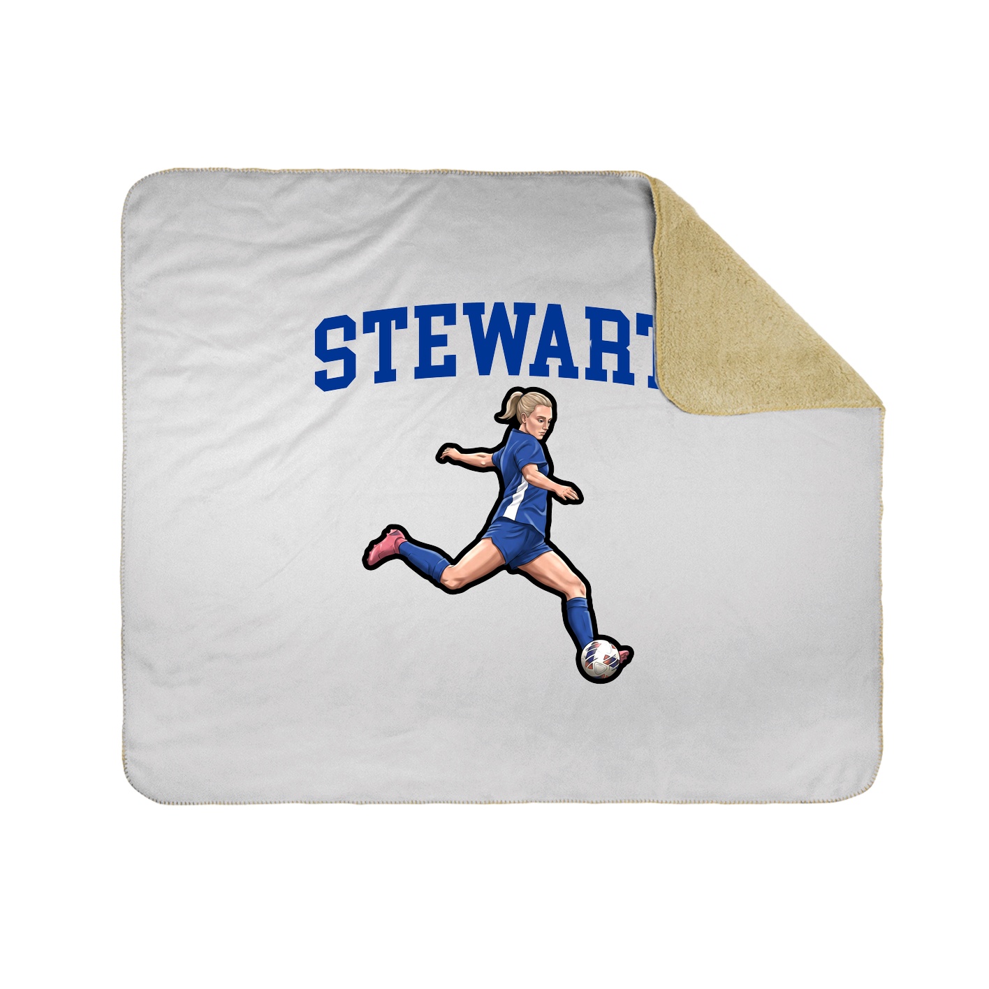 Throw Blanket — Shirsey in White