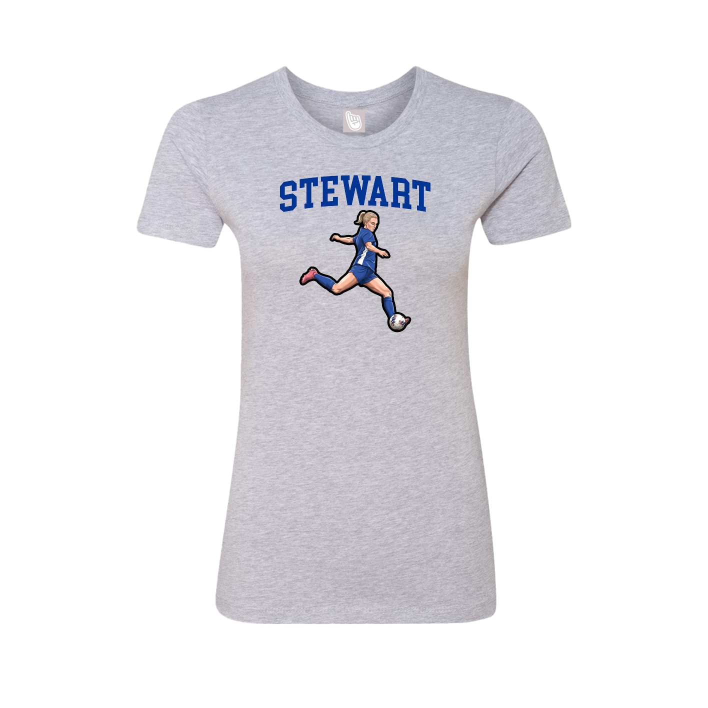 Fitted Women's Tee — Shirsey in Grey