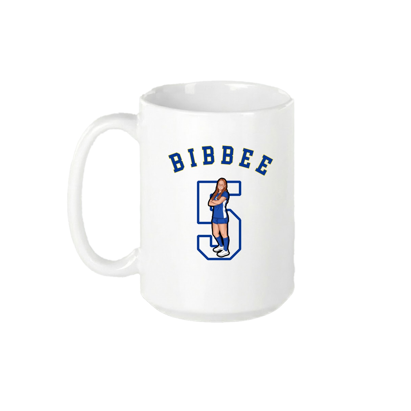 15oz Coffee Mug — Shirsey Arch in White