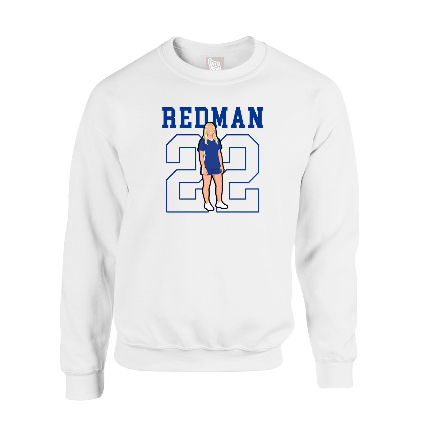 Fleece Crew — Shirsey in White