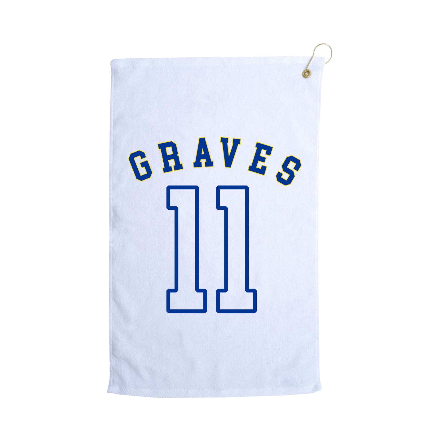 Golf Towel — Shirsey Arch in White