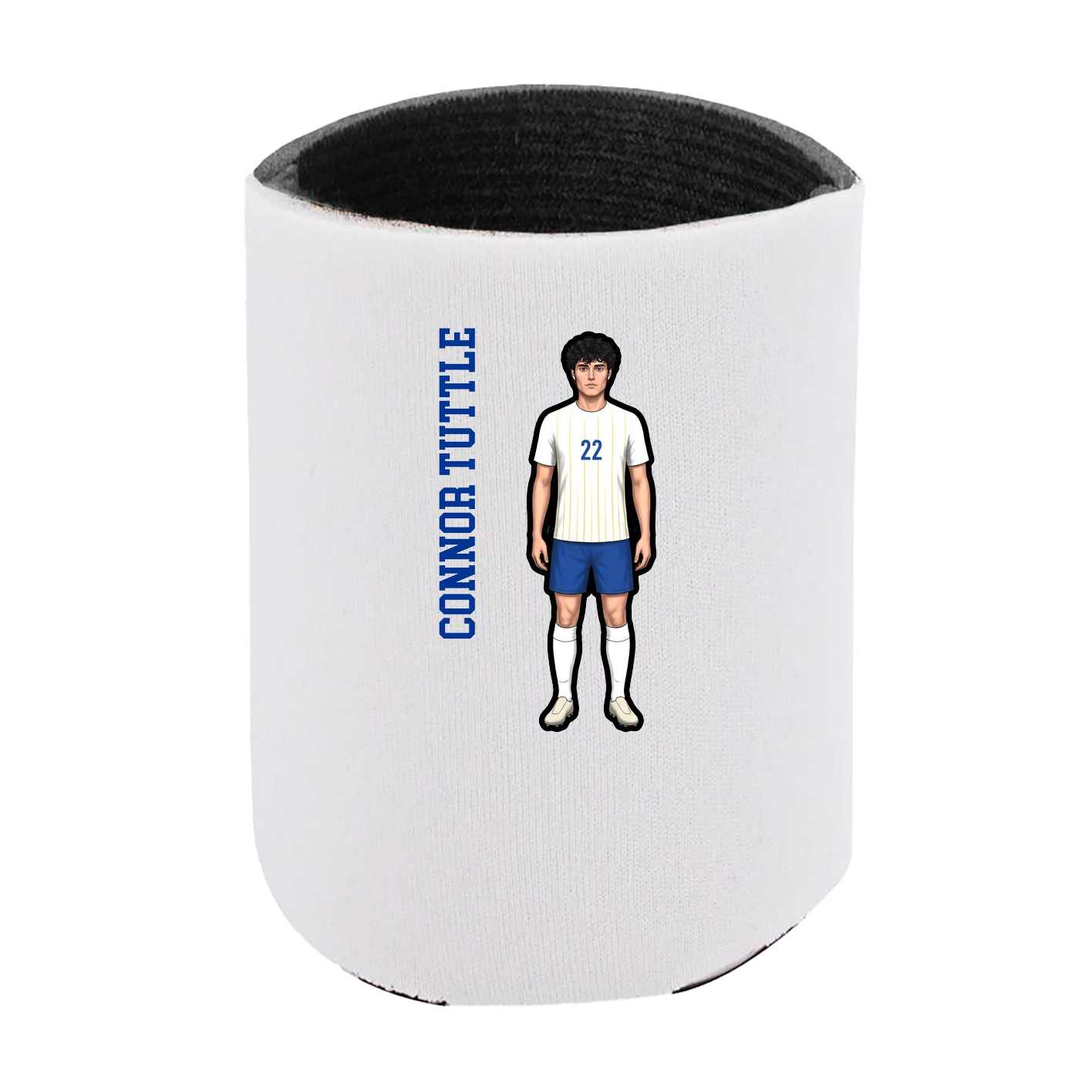Can Holder — Name Vertical in White