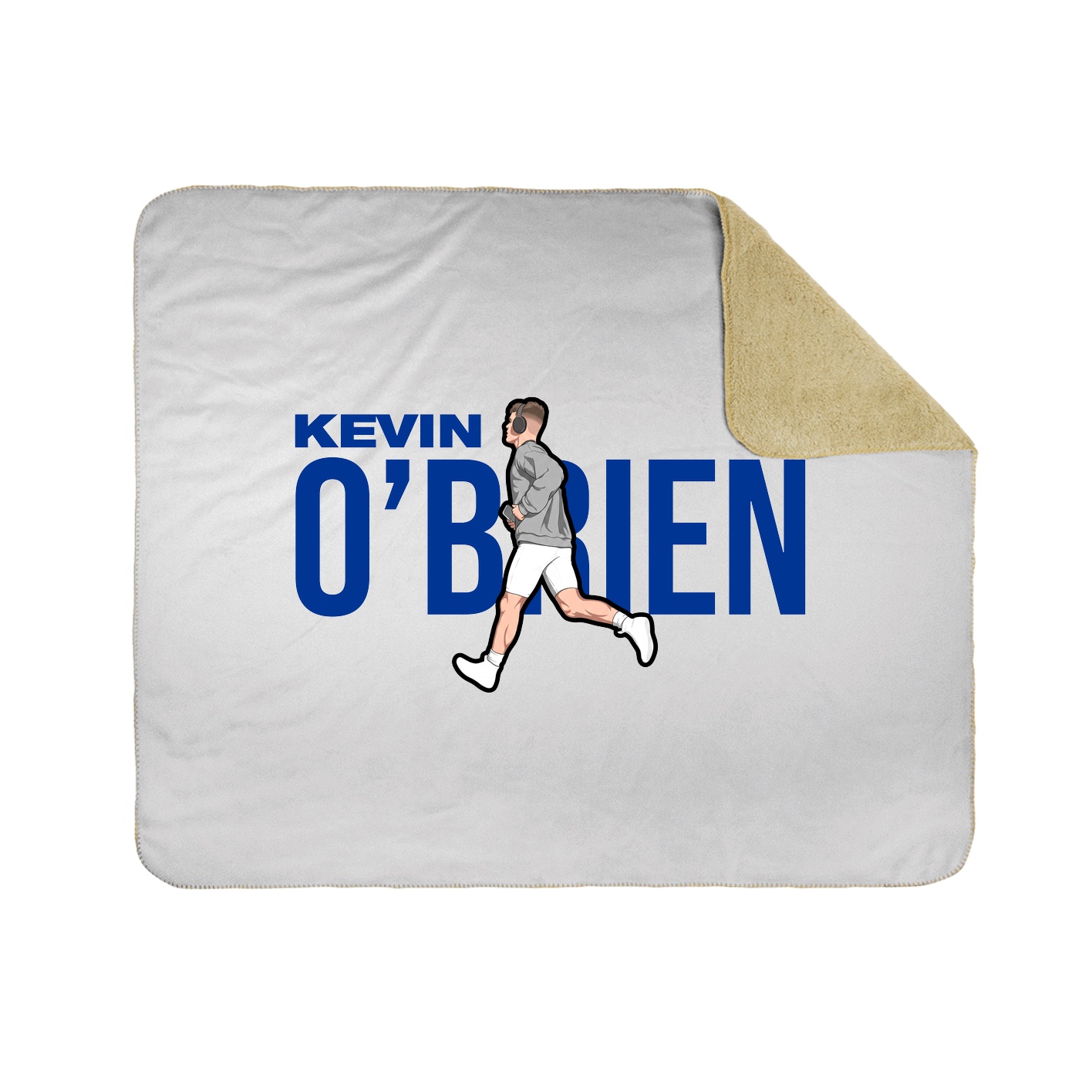 Throw Blanket — Player Name in White
